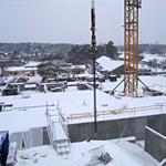 Winterbau in Stockholm